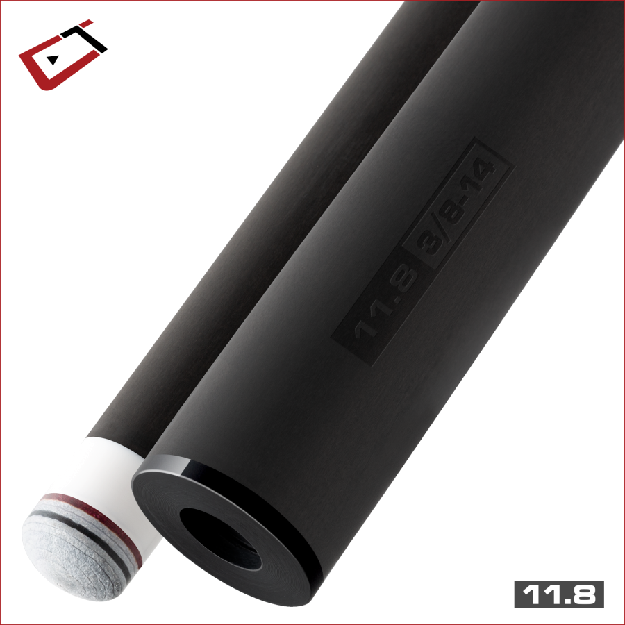 Oberteil, Pool, Cuetec Cynergy CT-15K Carbon, 3/8x14, 20mm joint, 11.8mm