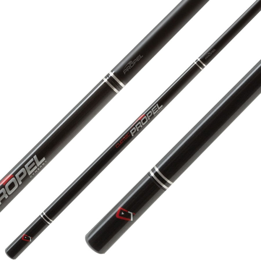 Billardqueue, Pool, Cuetec Jump Cynergy Propel, schwarz, Schnellverschluss