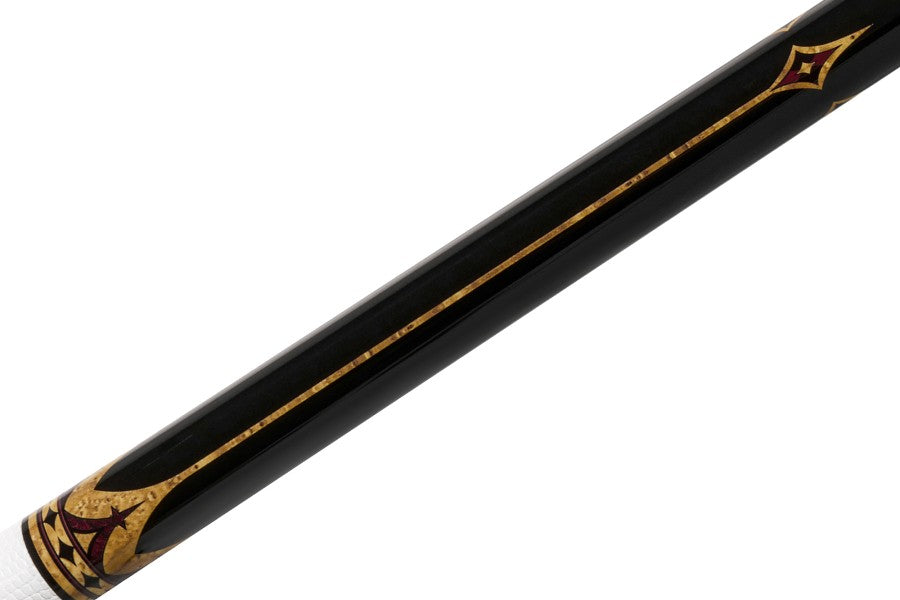 Billardqueue, Pool, EVO Crown Maxbing Edition, Royal White Leather Komplettset, 12.5mm, Radial