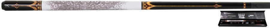 Billardqueue, Pool, EVO Crown Maxbing Edition, Royal White Leather Komplettset, 12.5mm, Radial