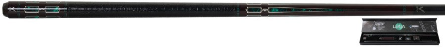 Billardqueue, Pool, EVO Luna Maxbing Edition, Malachite Eclipse Komplettset, 12.5mm, 3/8x10