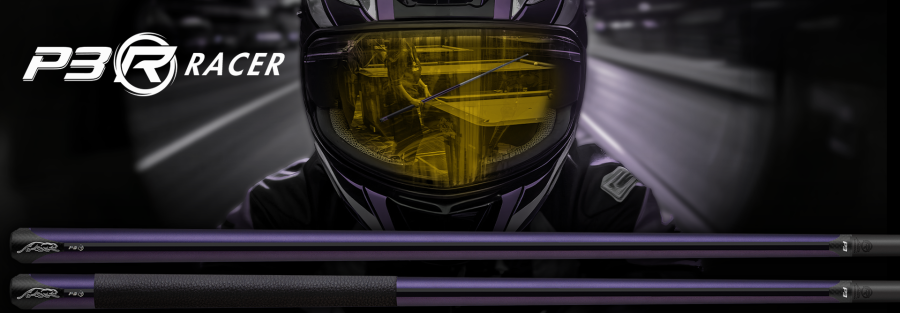 Billardqueue, Pool, Predator P3 Revo Purple LL, Uni-Loc, Revo Oberteil, Black Vault Plate, 11,8 mm UL