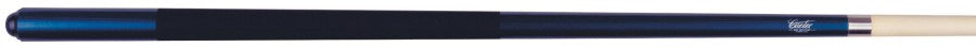 Billardqueue, Pool, Cuetec CMF-1 XL, blau, einteilig, Klebeleder
