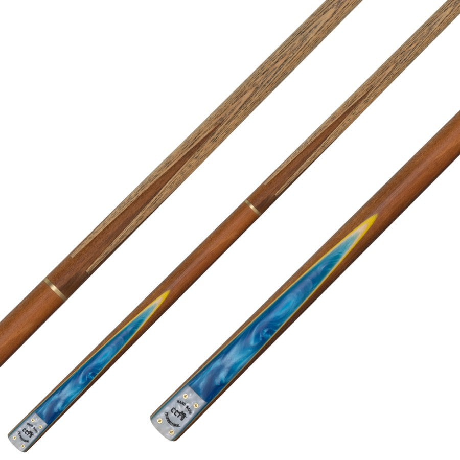 Billardqueue, Snooker, Classic LLT Blue Cruiser, einteilig, Klebeleder