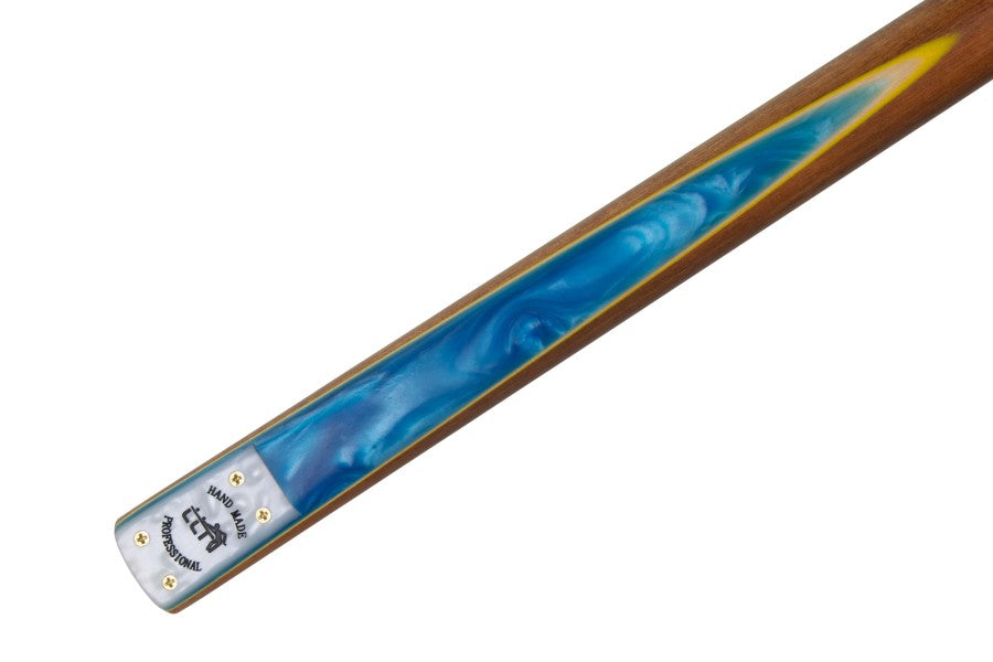 Billardqueue, Snooker, Classic LLT Blue Cruiser, einteilig, Klebeleder