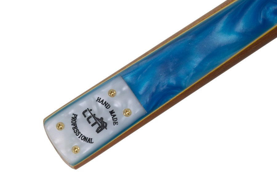 Billardqueue, Snooker, Classic LLT Blue Cruiser, einteilig, Klebeleder