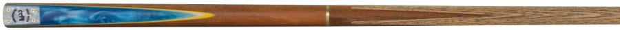 Billardqueue, Snooker, Classic LLT Blue Cruiser, einteilig, Klebeleder