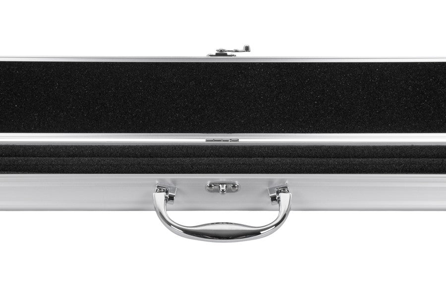 Queuekoffer, Snooker, Storm, schwarz/aluminium, für ¾-geteilte Queues, 120 cm