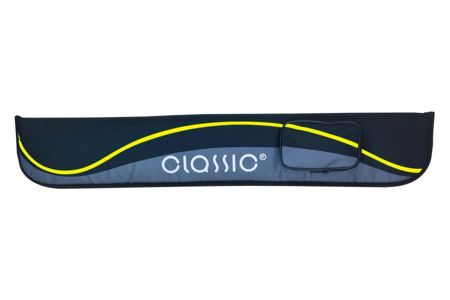 Queuetasche, Passion, schwarz-gelb, 2/2, 83 cm