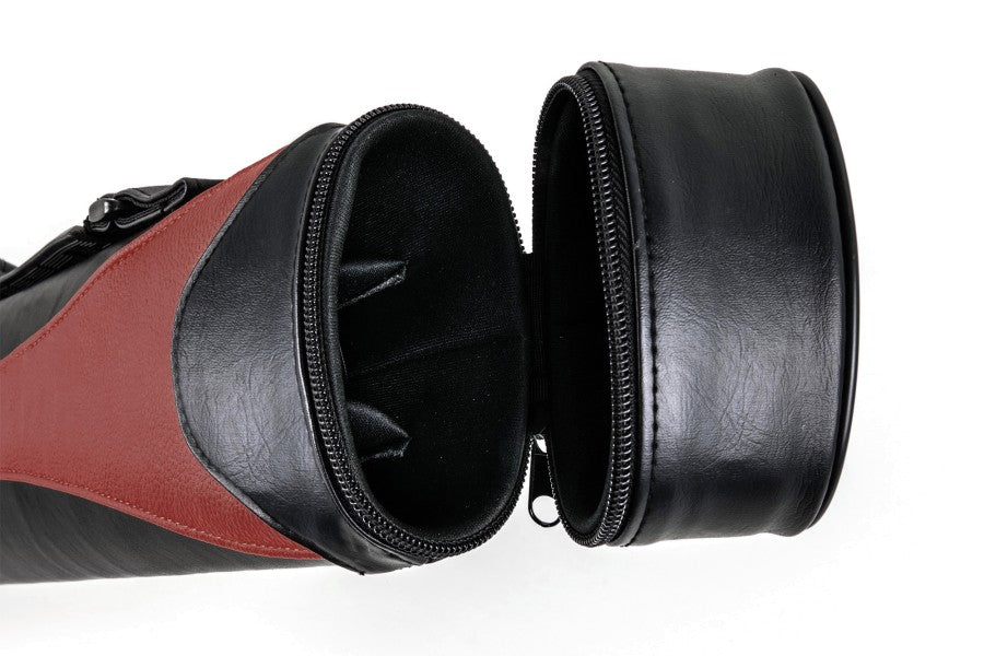 Queueköcher, Style SY-2, rot-schwarz, 2/2, 85 cm