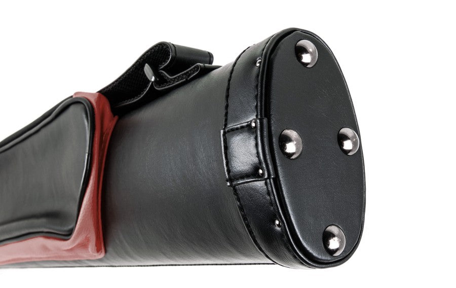 Queueköcher, Style SY-2, rot-schwarz, 2/2, 85 cm