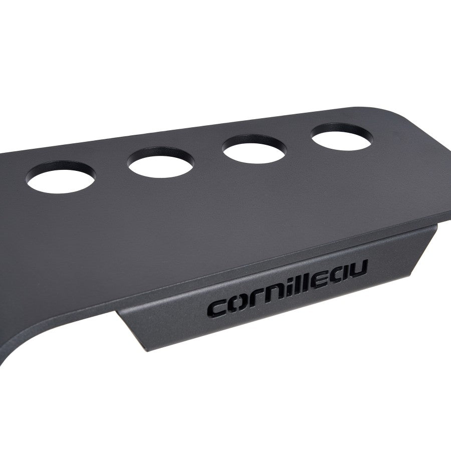 Billard Queueständer, Cornilleau, schwarz, für 4 Queues + Dreieck