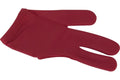 Handschuh, Dynamic Deluxe, 3-Finger, burgund/rot, beidhändig verwendbar