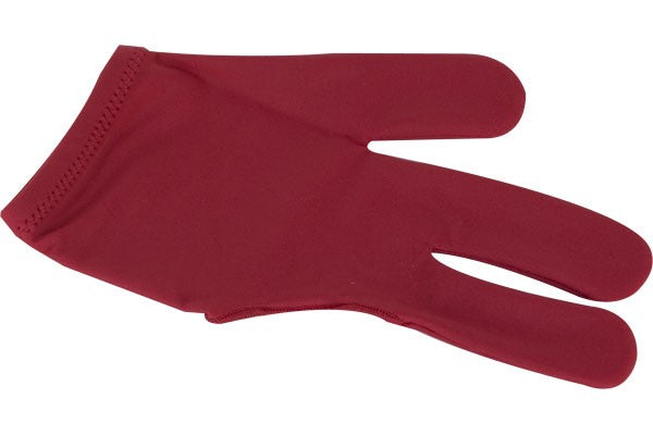 Handschuh, Dynamic Deluxe, 3-Finger, burgund/rot, beidhändig verwendbar