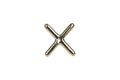 Queuebrücke, Cross, messing