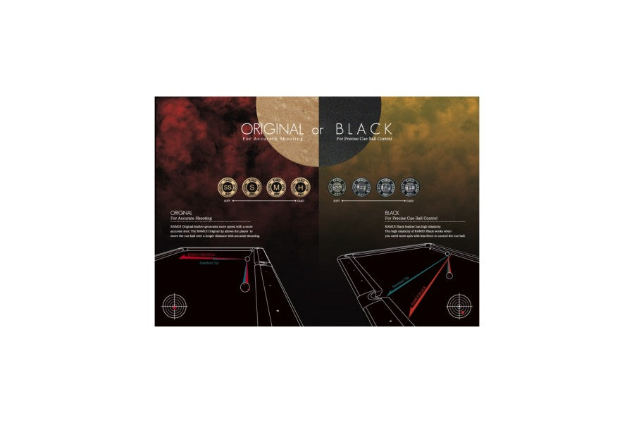 Klebeleder Kamui Black, 13 mm, soft (S)
