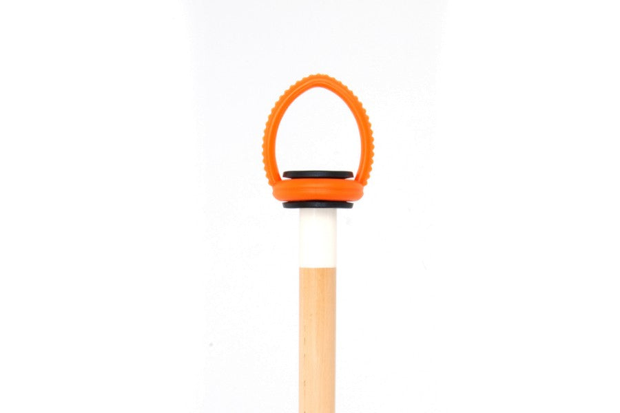 Queueaufhänger, PVC, orange-schwarz