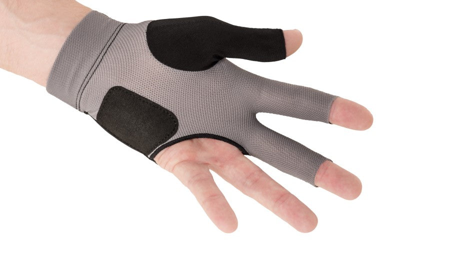 Handschuh, Predator Second Skin, 3-Finger, schwarz-grau, für linke Hand, S&M