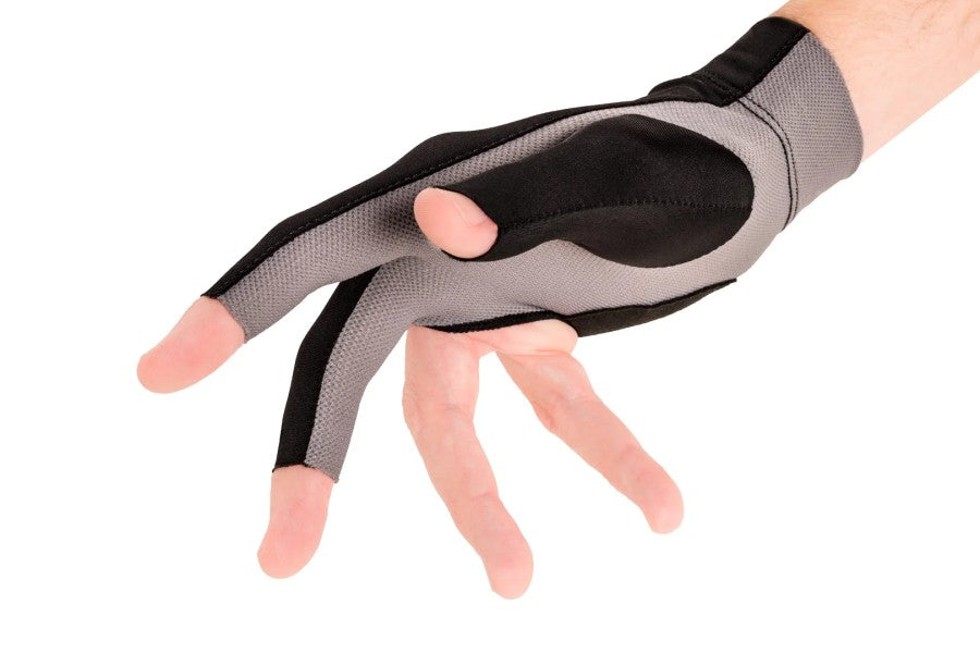 Handschuh, Predator Second Skin, 3-Finger, schwarz-grau, für rechte Hand, L&XL