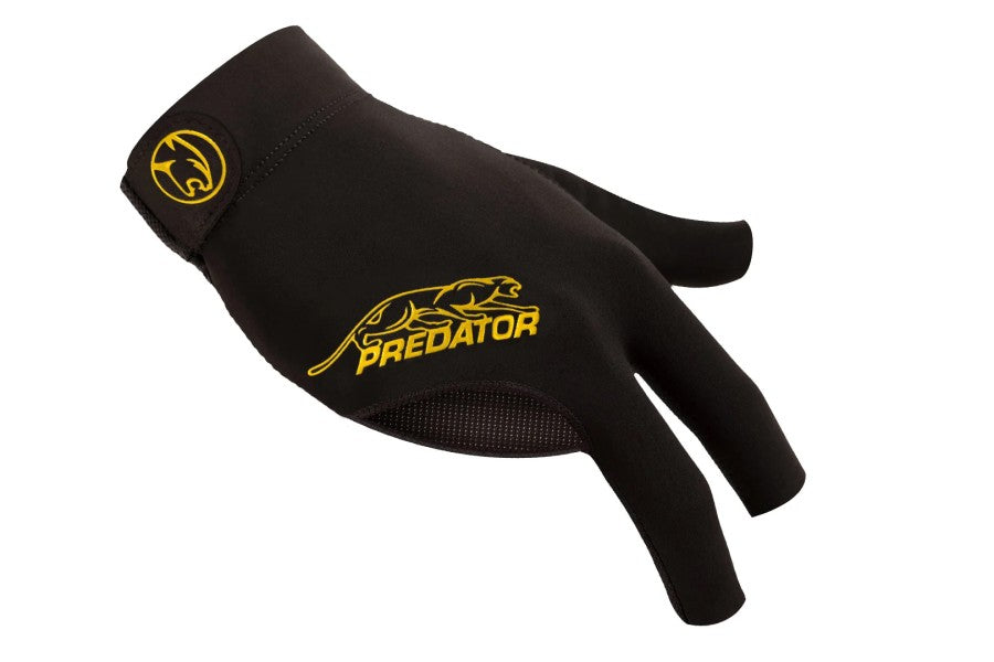 Handschuh, Predator Second Skin, 3-Finger, schwarz-gelb, für rechte Hand, L&XL