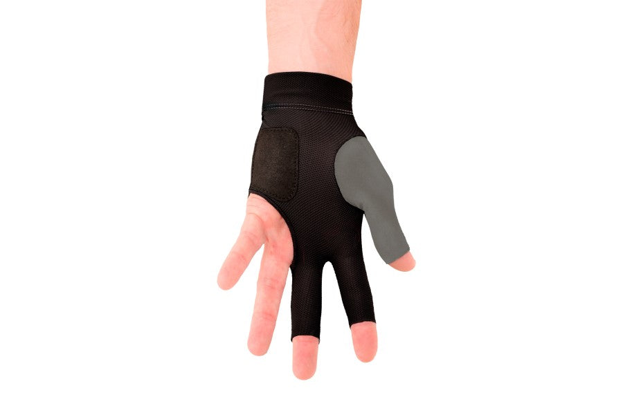 Handschuh, Predator Second Skin, 3-Finger, Jasmin Ouschan Grau, für linke Hand, XXL