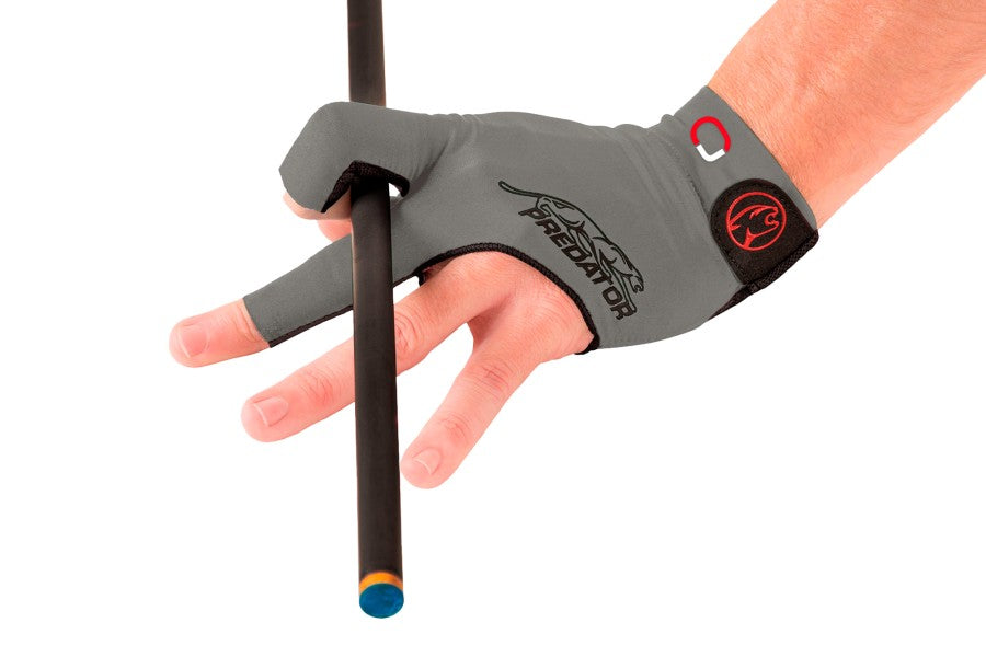 Handschuh, Predator Second Skin, 3-Finger, Jasmin Ouschan Grau, für linke Hand, XXL