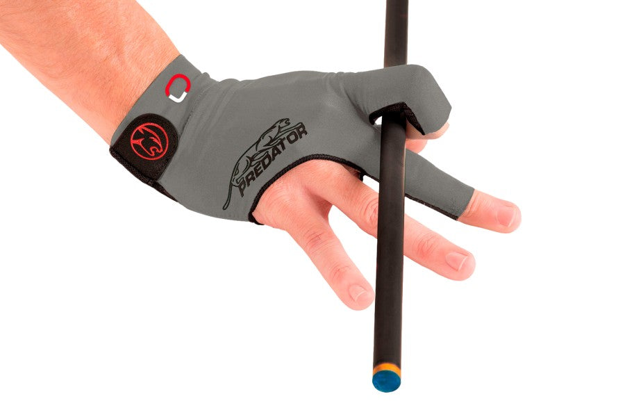 Handschuh, Predator Second Skin, 3-Finger, Jasmin Ouschan Grau, für rechte Hand, L&XL