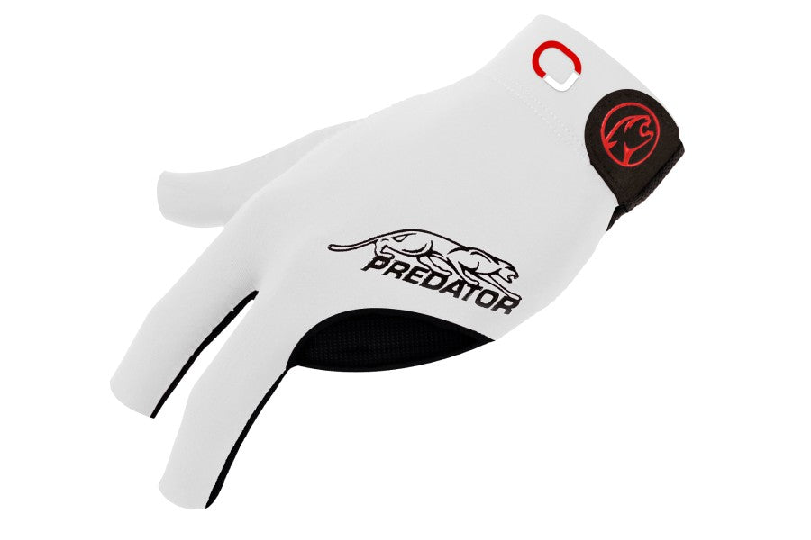 Handschuh, Predator Second Skin, 3-Finger, Jasmin Ouschan Weiß, für linke Hand, XXL