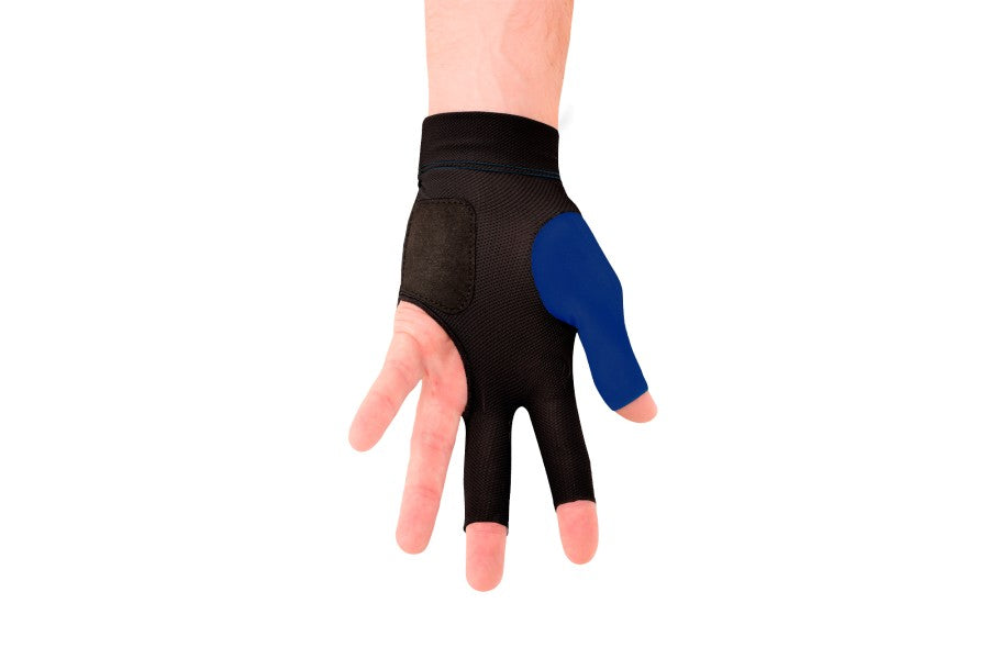 Handschuh, Predator Second Skin, 3-Finger, blau-weiß, für linke Hand, XXL