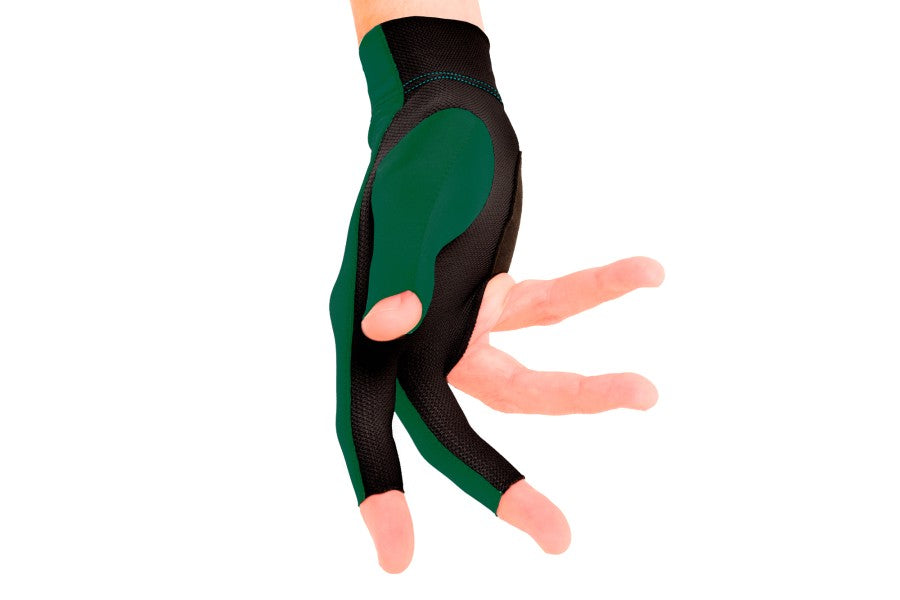 Handschuh, Predator Second Skin, 3-Finger, grün-gold, für rechte Hand, S&M