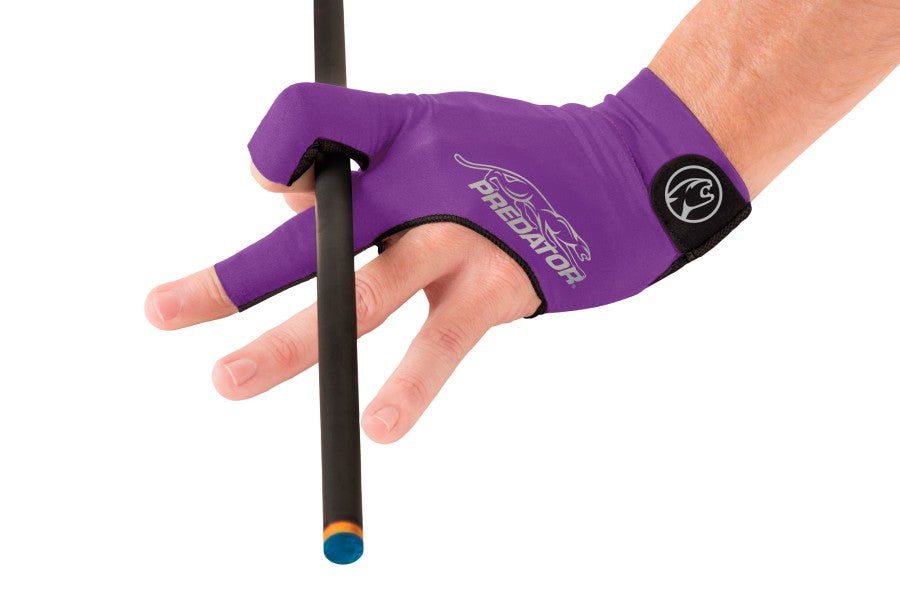 Handschuh, Predator Second Skin, 3-Finger, lila-grau, für linke Hand, XXL