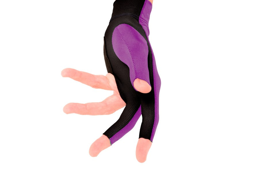 Handschuh, Predator Second Skin, 3-Finger, lila-grau, für linke Hand, XXL