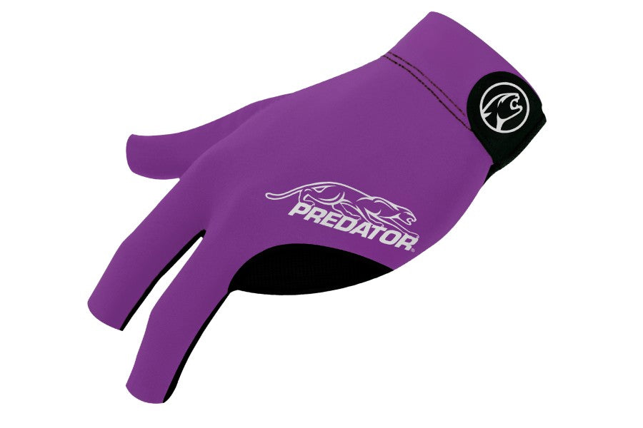 Handschuh, Predator Second Skin, 3-Finger, lila-grau, für linke Hand, S&M