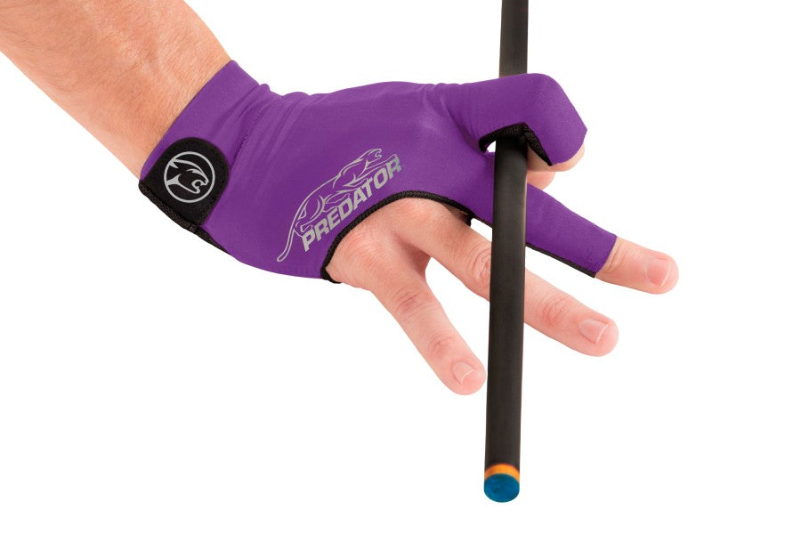 Handschuh, Predator Second Skin, 3-Finger, lila-grau, für rechte Hand, XXL