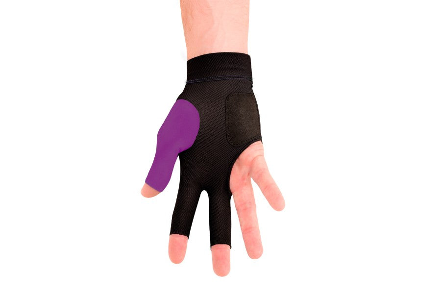 Handschuh, Predator Second Skin, 3-Finger, lila-grau, für rechte Hand, XXL
