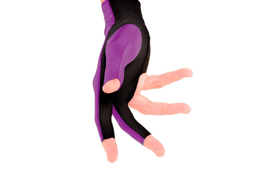 Handschuh, Predator Second Skin, 3-Finger, lila-grau, für rechte Hand, S&M