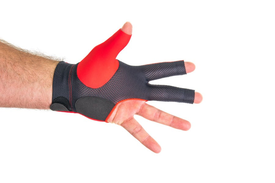 Handschuh "Kamui", rot, für linke Hand, M