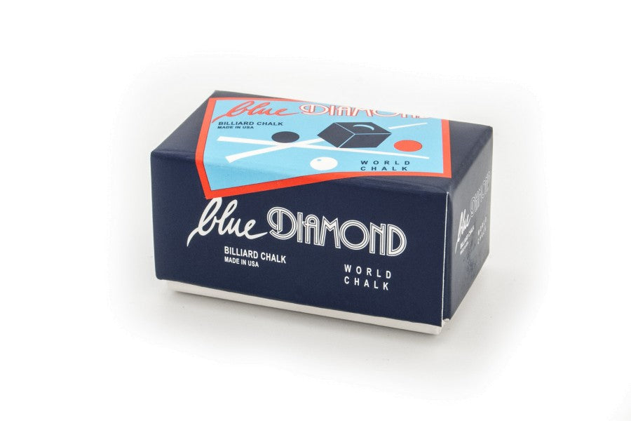 Billard-Kreide, Blue Diamond, 2 Stück, blau