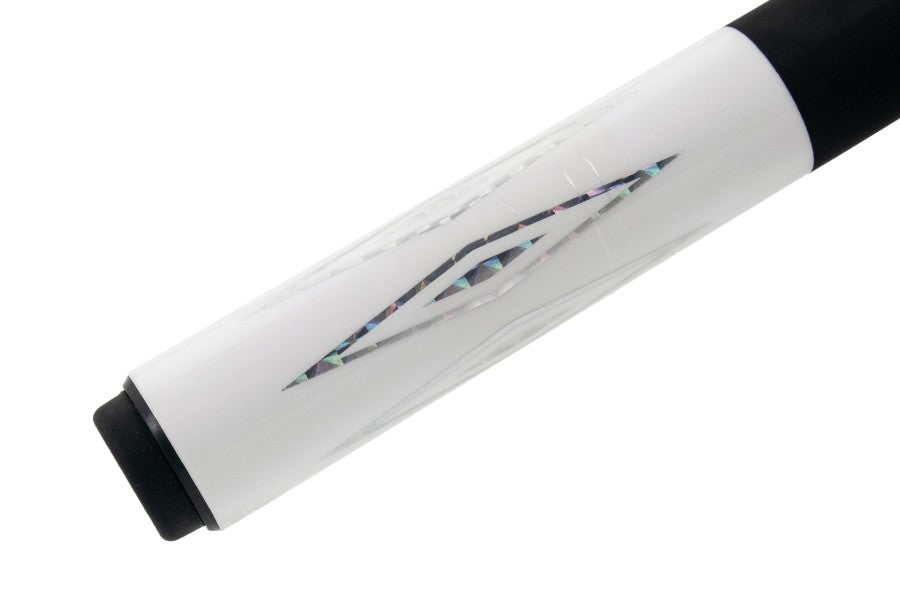 Billardqueue, Pool, Cuetec Platinum Diamond Laser, weiß, 3/8x14