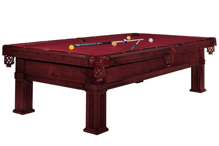 Billardtisch, Pool, Dynamic Bern, mahagoni, 8 ft. (Fuß), Simonis 860 burgund