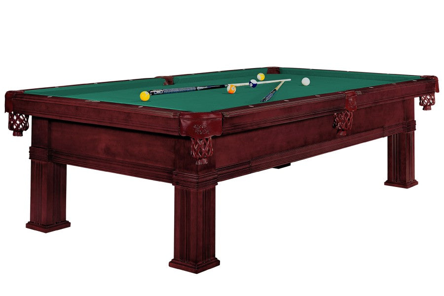 Billardtisch, Pool, Dynamic Bern, mahagoni, 8 ft., Clubtuch gelbgrün