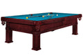 Billardtisch, Pool, Dynamic Bern, mahagoni, 8 ft. (Fuß), Simonis 760 turnierblau
