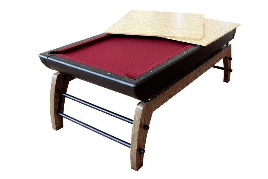 Billardtisch, Pool, Montego, 7 ft. (Fuß), schwarz-silber, ohne Abdeckplatte