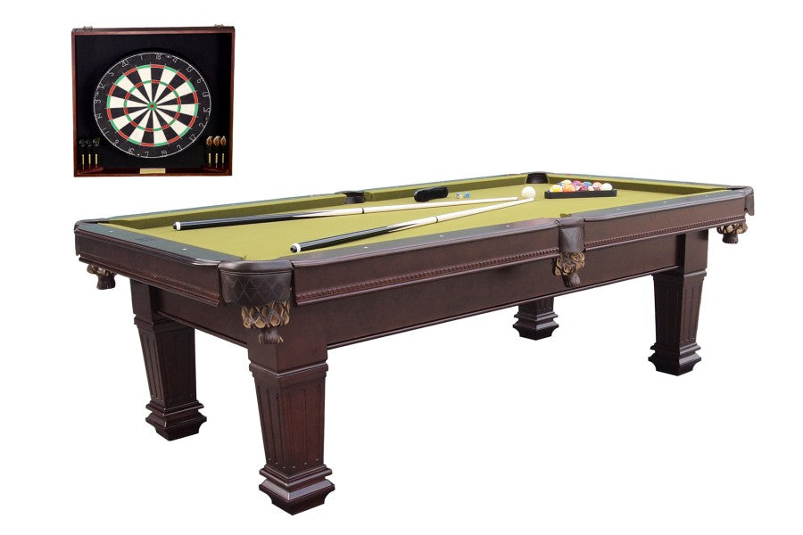 Billardtisch, Pool, Imperial, 8 ft. (Fuß), inkl. Dartboard, Clubtuch