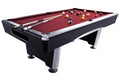 Billardtisch, Pool, Triumph, 8 ft. (Fuß), schwarz, Clubtuch burgund
