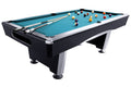 Billardtisch, Pool, Triumph, 8 ft. (Fuß), schwarz, 8 ft., Clubtuch elektrikblau