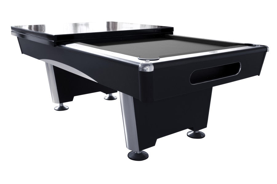 Billardtisch, Pool, Triumph, 8 ft. (Fuß), schwarz, Simonis 860 puderblau