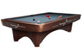 Billardtisch "Dynamic III", 9', braun, Pool, gebraucht, Simonis 860 puderblau