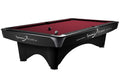 Billardtisch "Dynamic III", 9', matt schwarz, Pool, gebraucht, Simonis 860 burgund