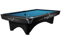 Billardtisch "Dynamic III", 9', matt schwarz, Pool, gebraucht, Simonis 760 elektrikblau